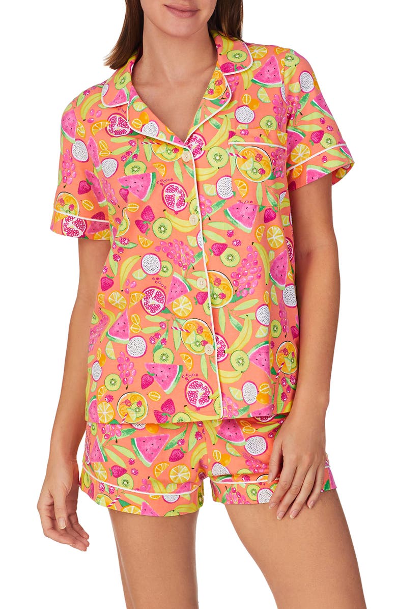 BedHead Pajamas Print Organic Cotton Jersey Short Pajamas, Main, color, 
