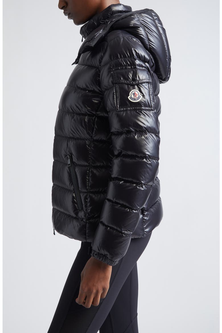 Bady Water Resistant Down Puffer Jacket, Alternate, color, BLACK