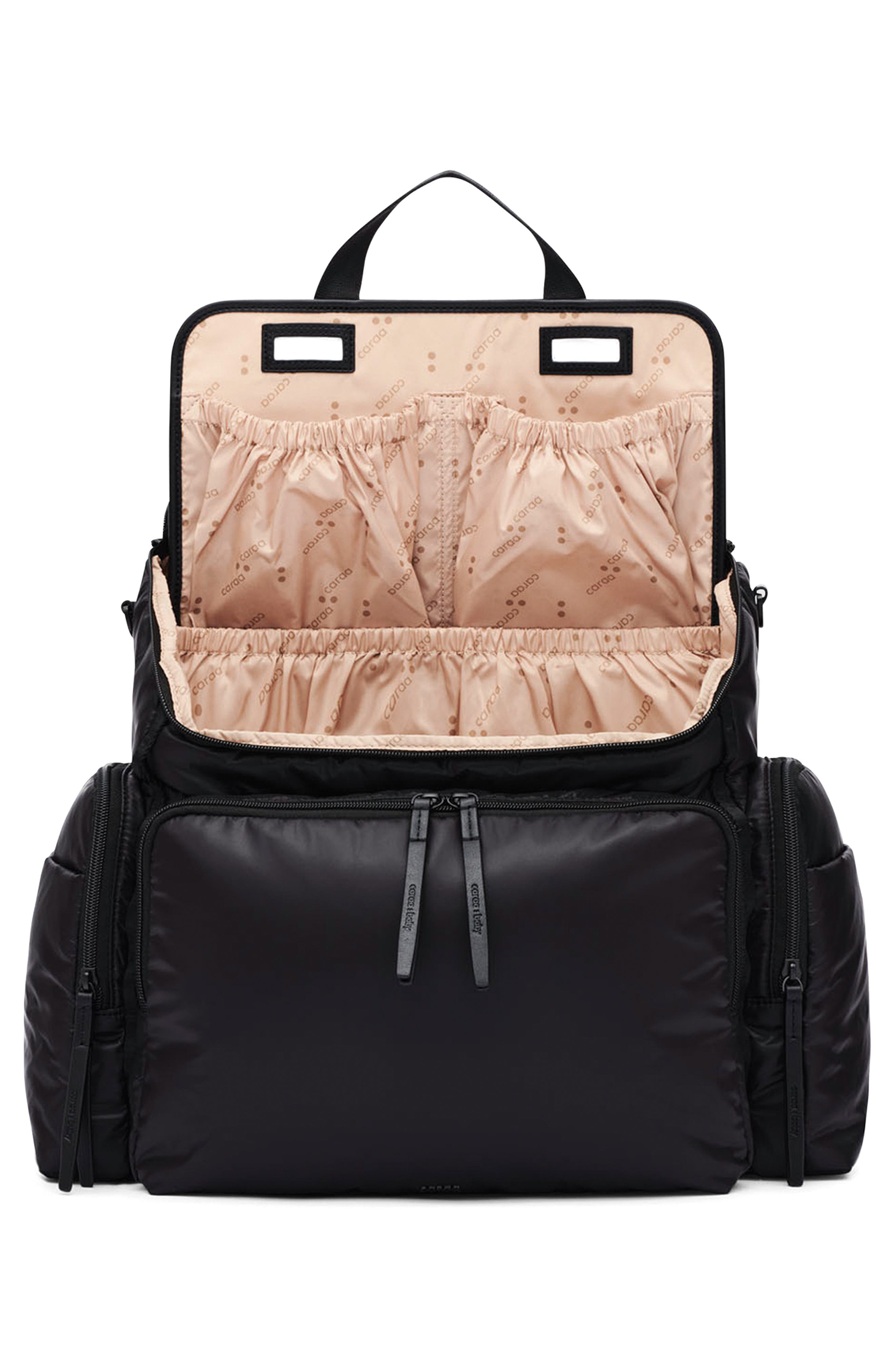 Caraa Large Baby Bag Diaper Bag, Alternate, color, Black