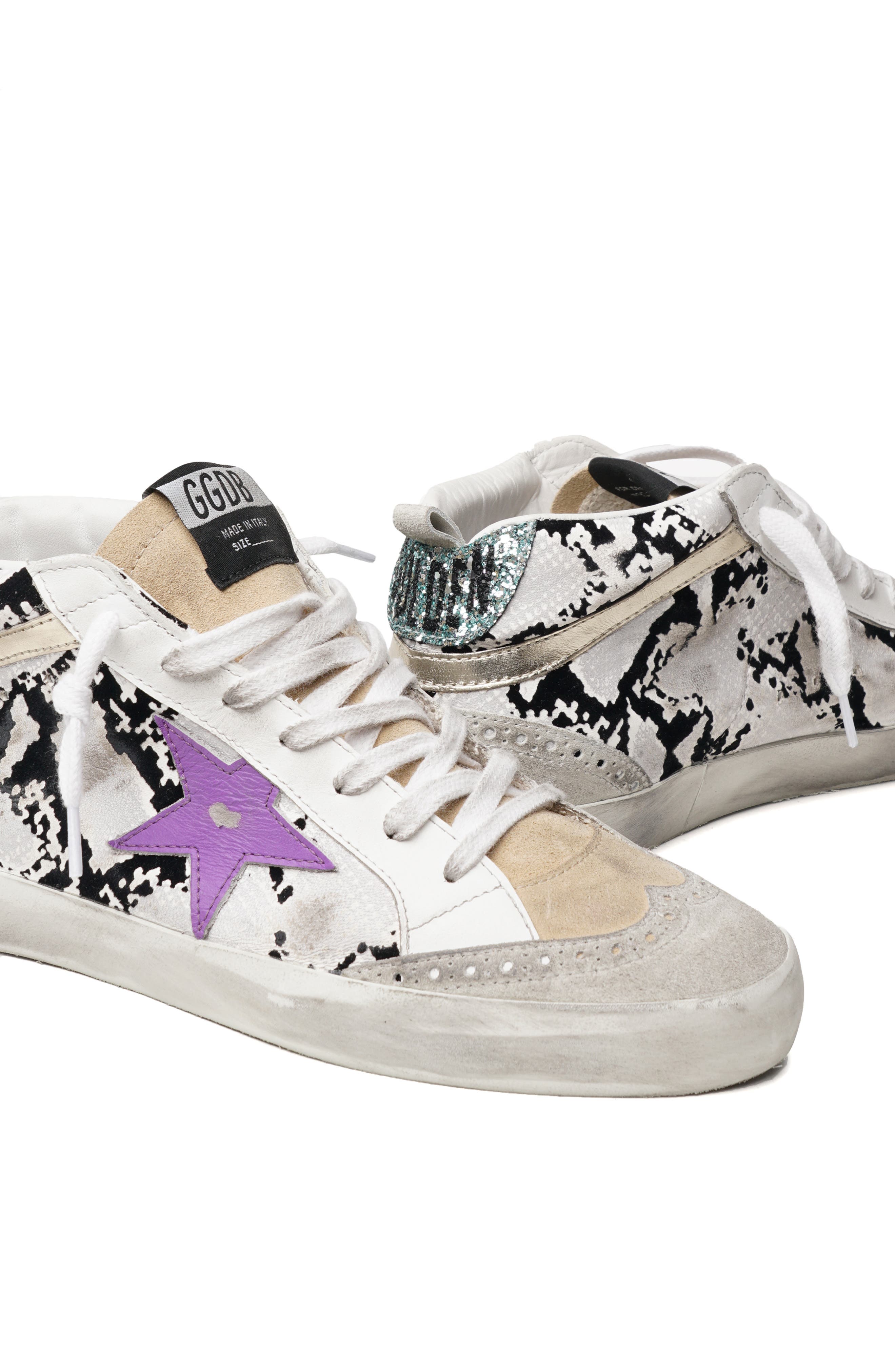 Golden Goose Mid Star Sneaker, Alternate, color, 