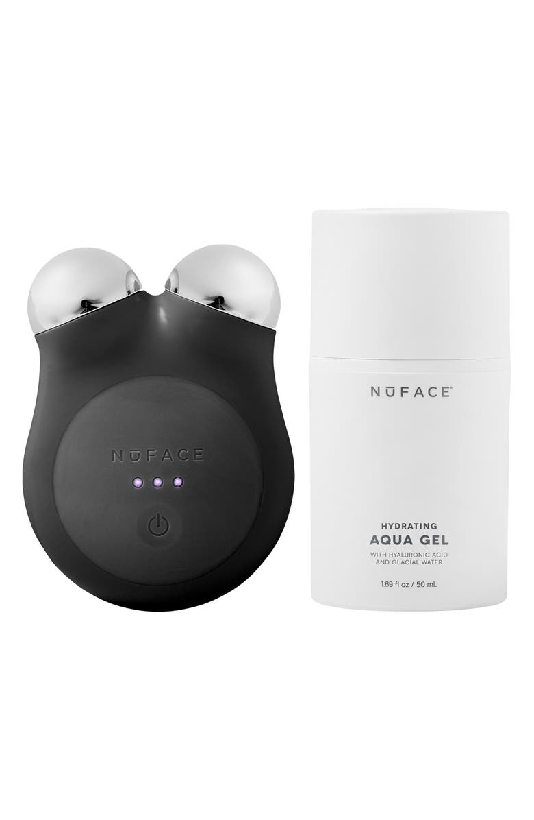 NuFACE<sup>®</sup> Mini+ Starter Kit - Midnight Black - Refurbished, Main, color,