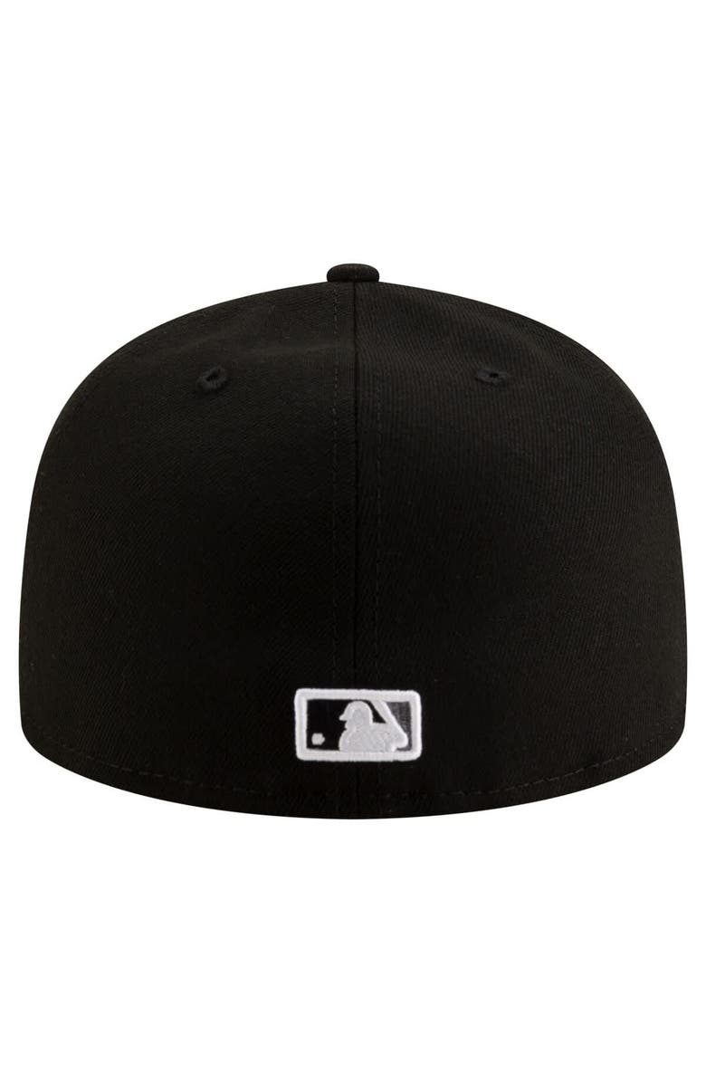 New Era Men's New Era Black Chicago White Sox 125th Anniversary 59FIFTY Snapback Hat, Alternate, color, Black