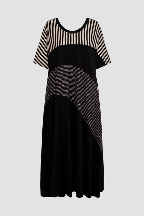 ALEMBIKA ALEMBIKA JERSEY PATCHWORK MAXI DRESS