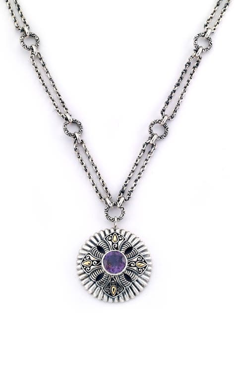 Amethyst Pendant Necklace