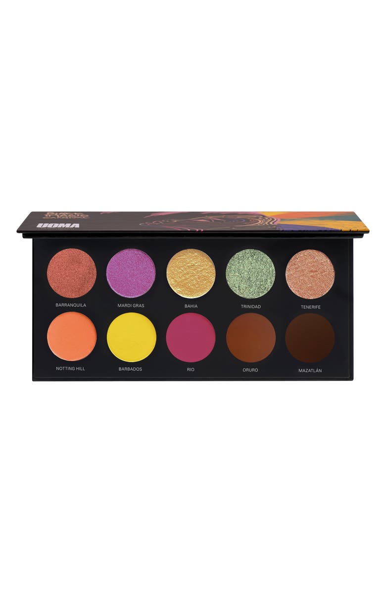 UOMA Beauty Black Magic Carnival Color Palette, Main, color,
