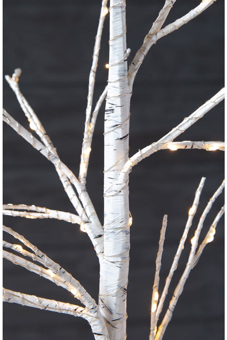 Winter Birch LED Tree, Alternate, color, WHITE