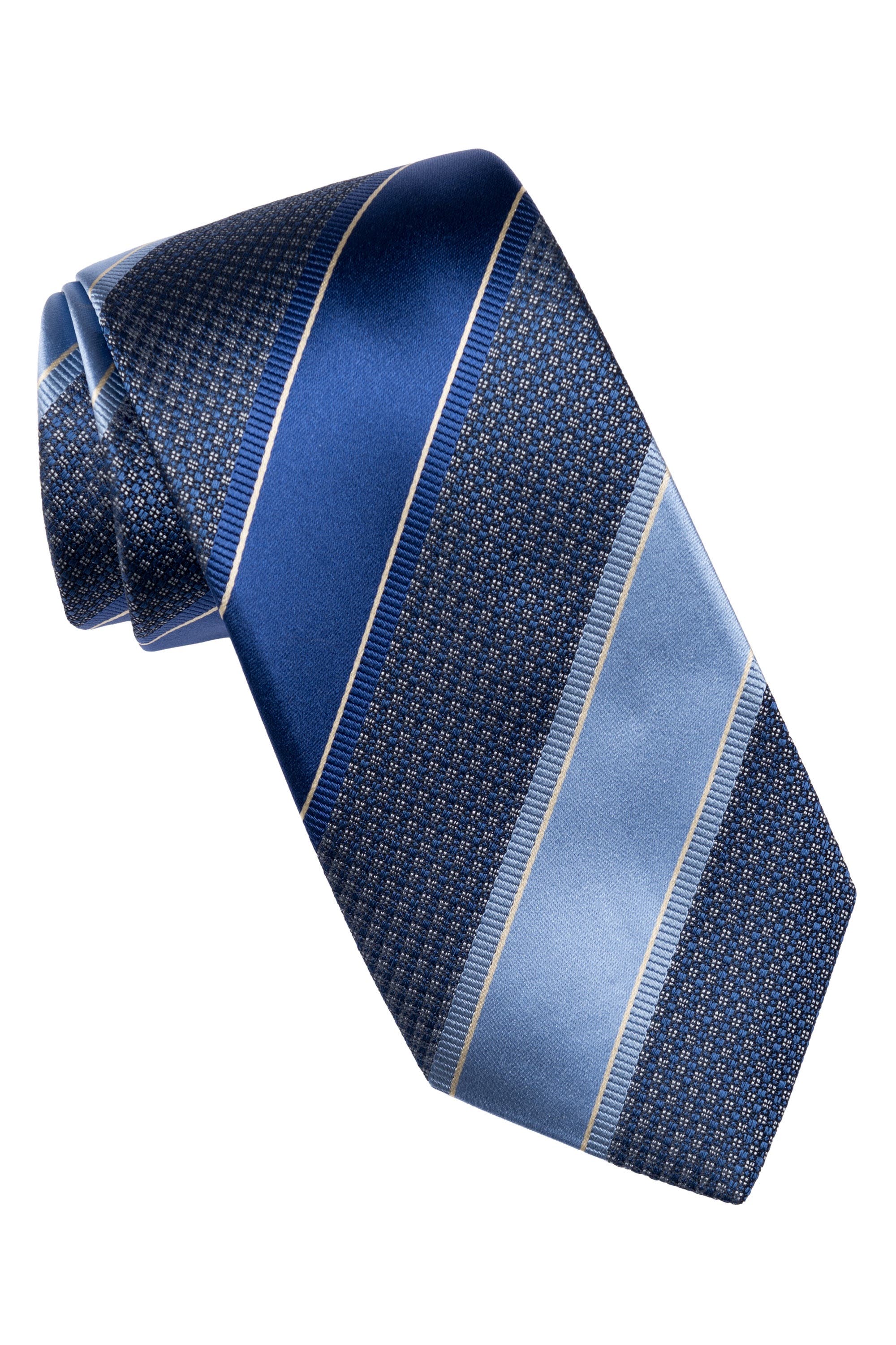 Elizabetta Ferrari - Silk Jacquard Tie for Men in Blue 