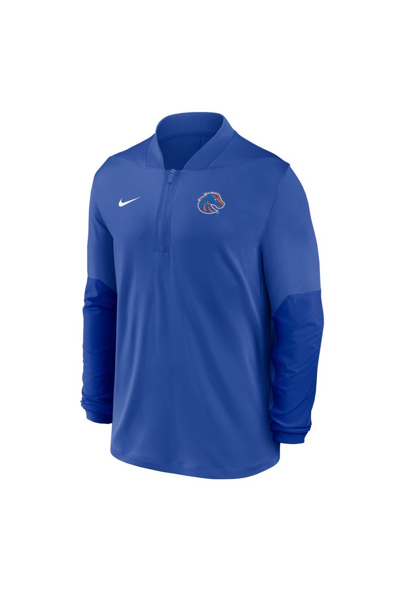 Men's Nike  Royal Boise State Broncos Dri-FIT Half-Zip Pullover, Alternate, color, Royal