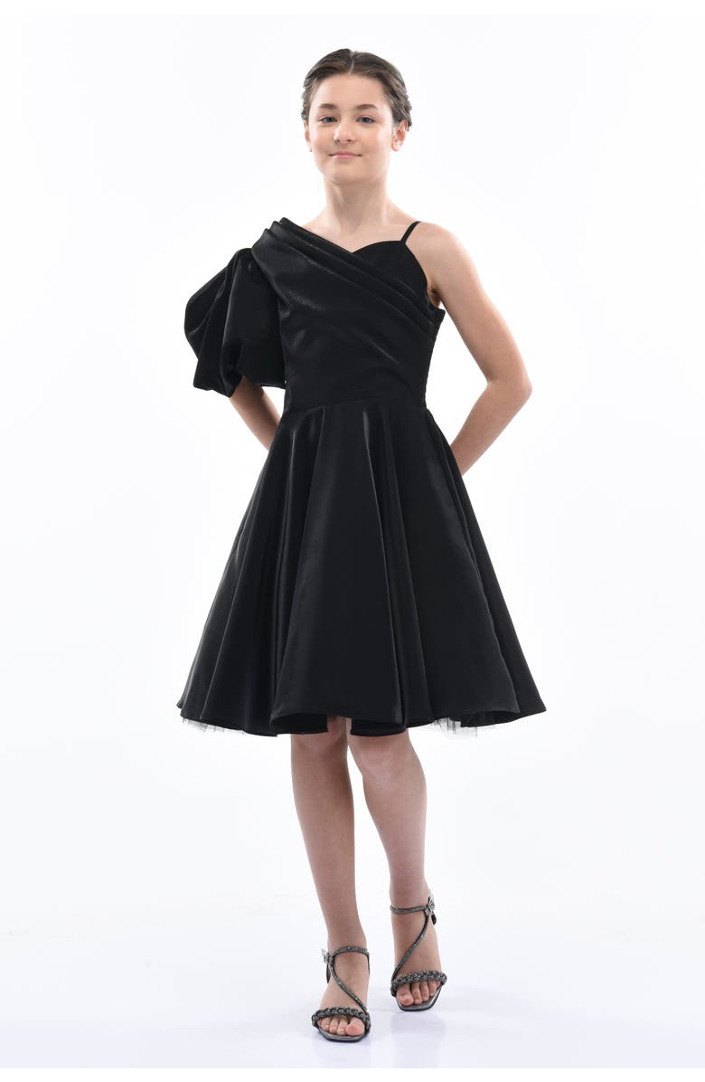 Tulleen Felice Dress, Main, color, Black