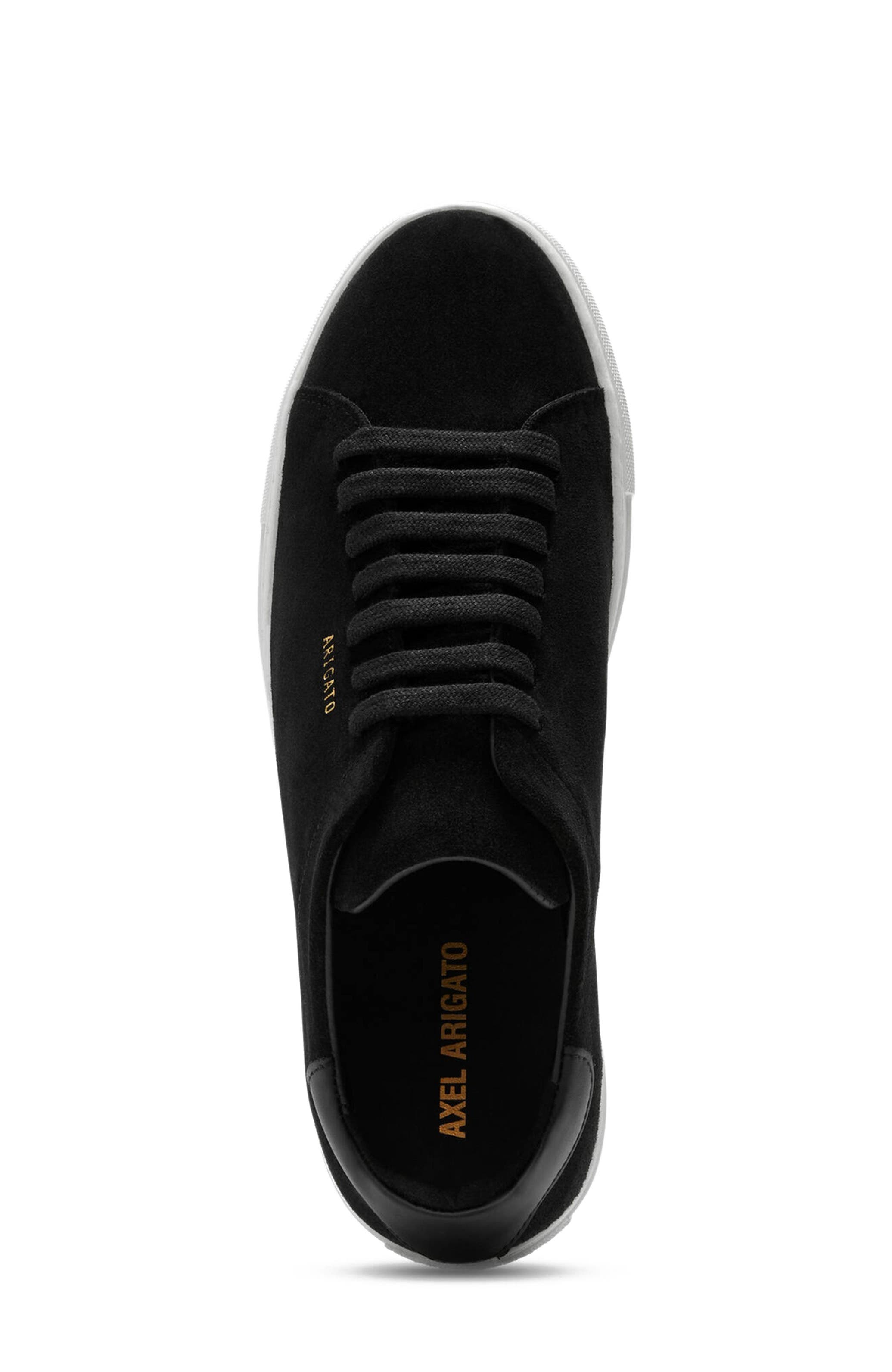 Axel Arigato Clean 90 Suede Sneaker, Alternate, color, Black/White