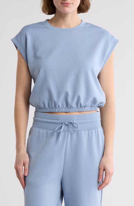 YOGALICIOUS Free Flow Scuba Knit Crop Top