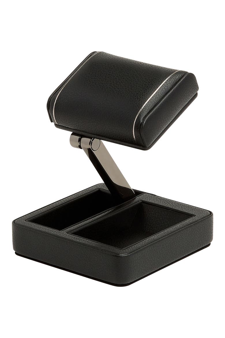 British Racing Single Travel Watch Stand, Main, color, BLACK / GUNMETAL