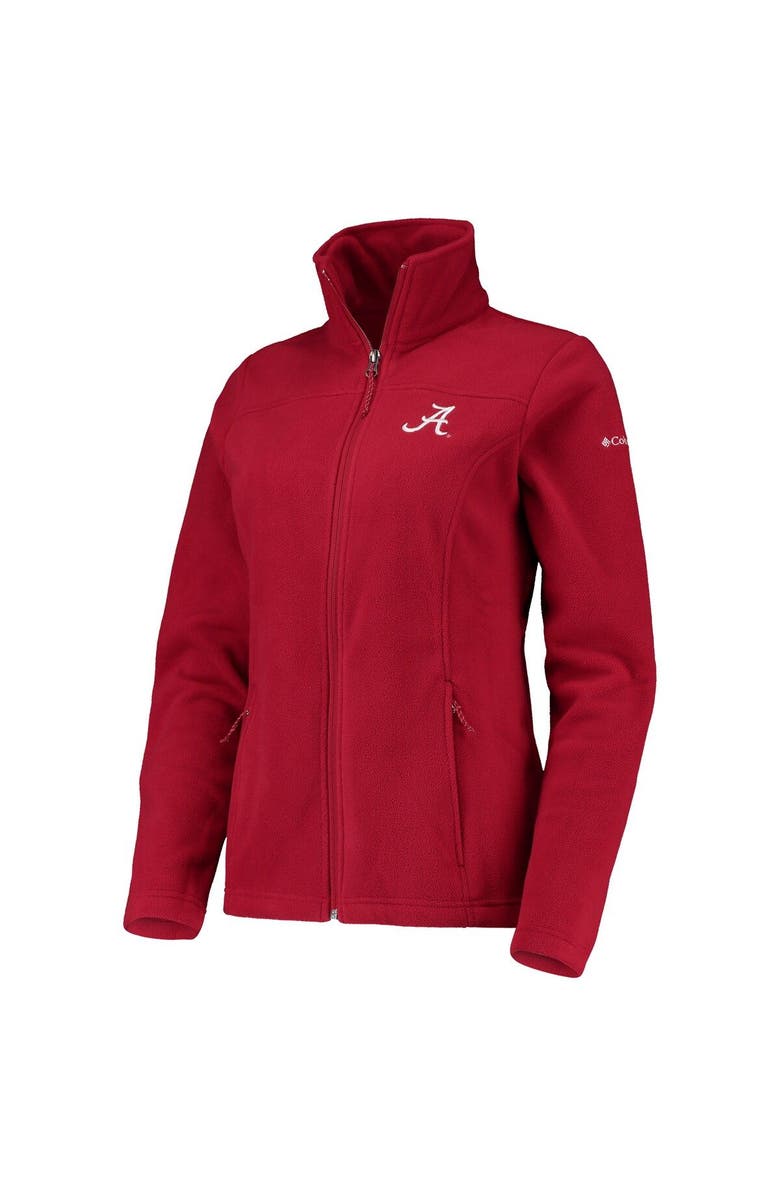 Columbia Women's Columbia Crimson Alabama Crimson Tide Give & Go II Fleece Full-Zip Jacket, Alternate, color,