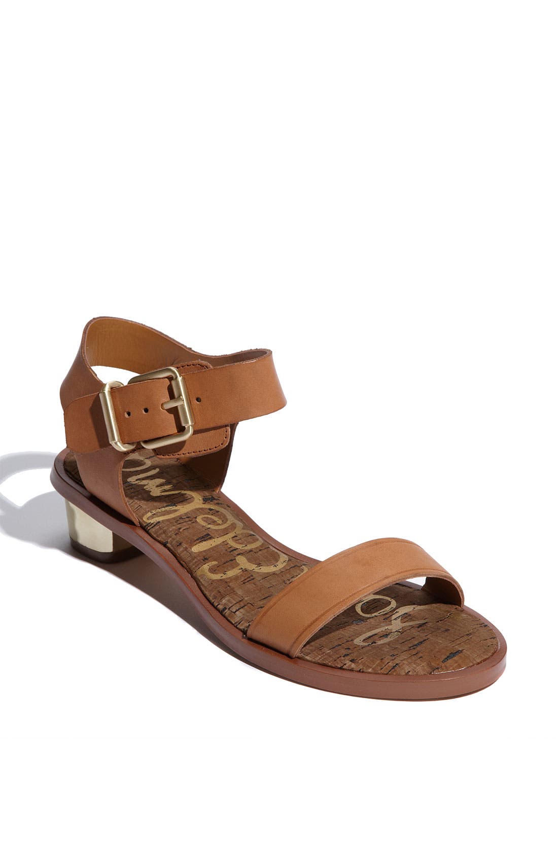 'Trina' Sandal, Main, color, WHISKEY LEATHER