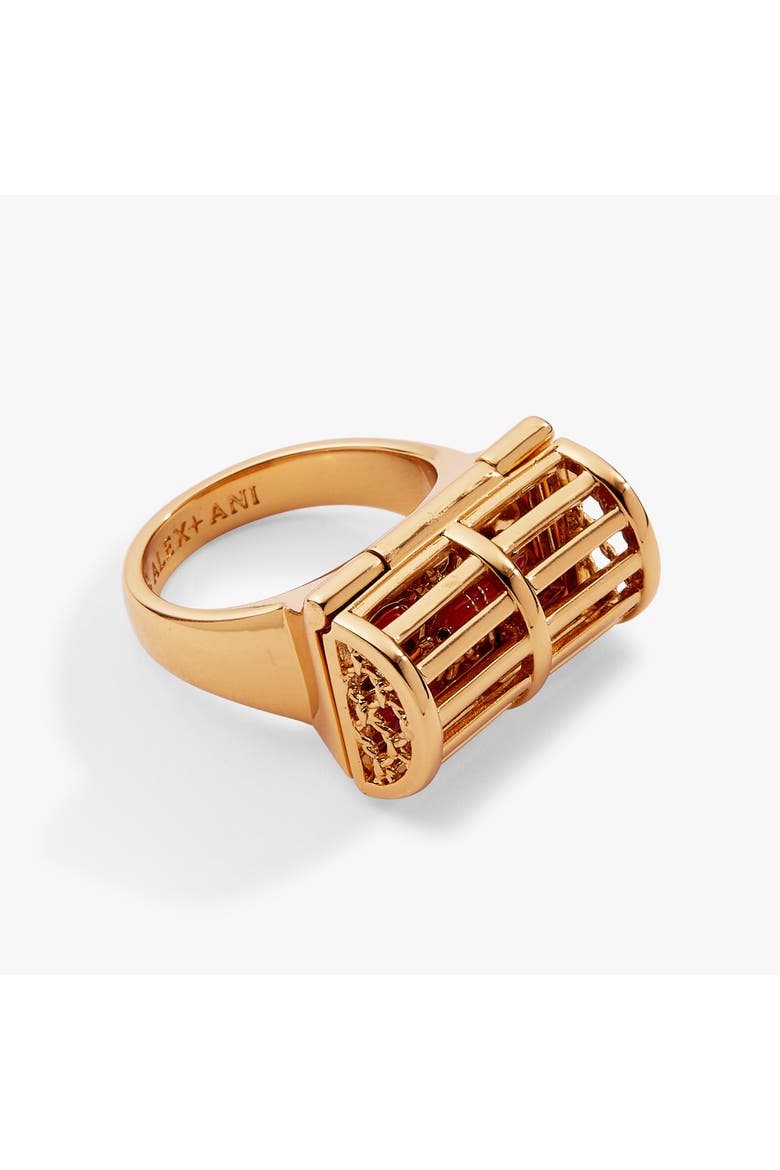 Lobster Boil Hinged Cage Ring, Alternate, color, Gold