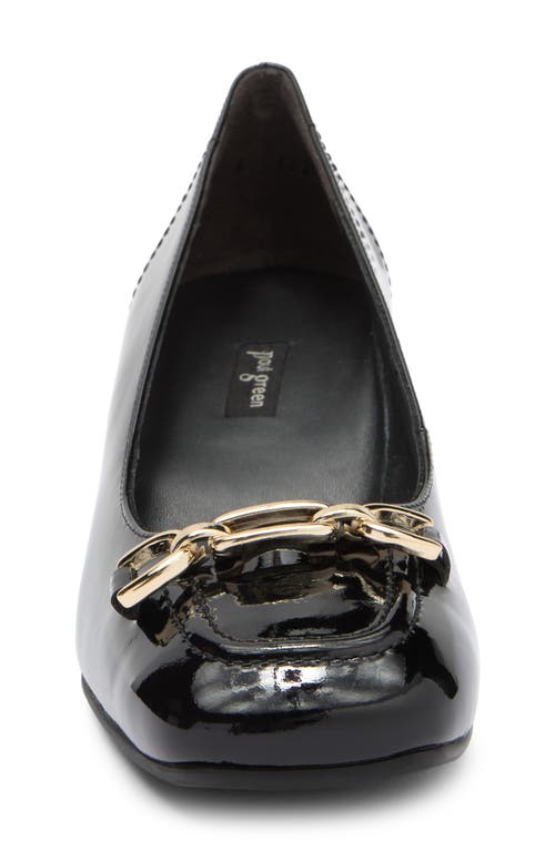 Paul Green Viviana Pump In Black Patent
