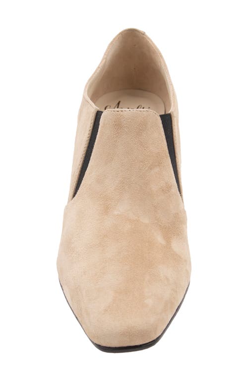 Amalfi By Rangoni Fanello Block Heel Bootie In Corda Cashmere
