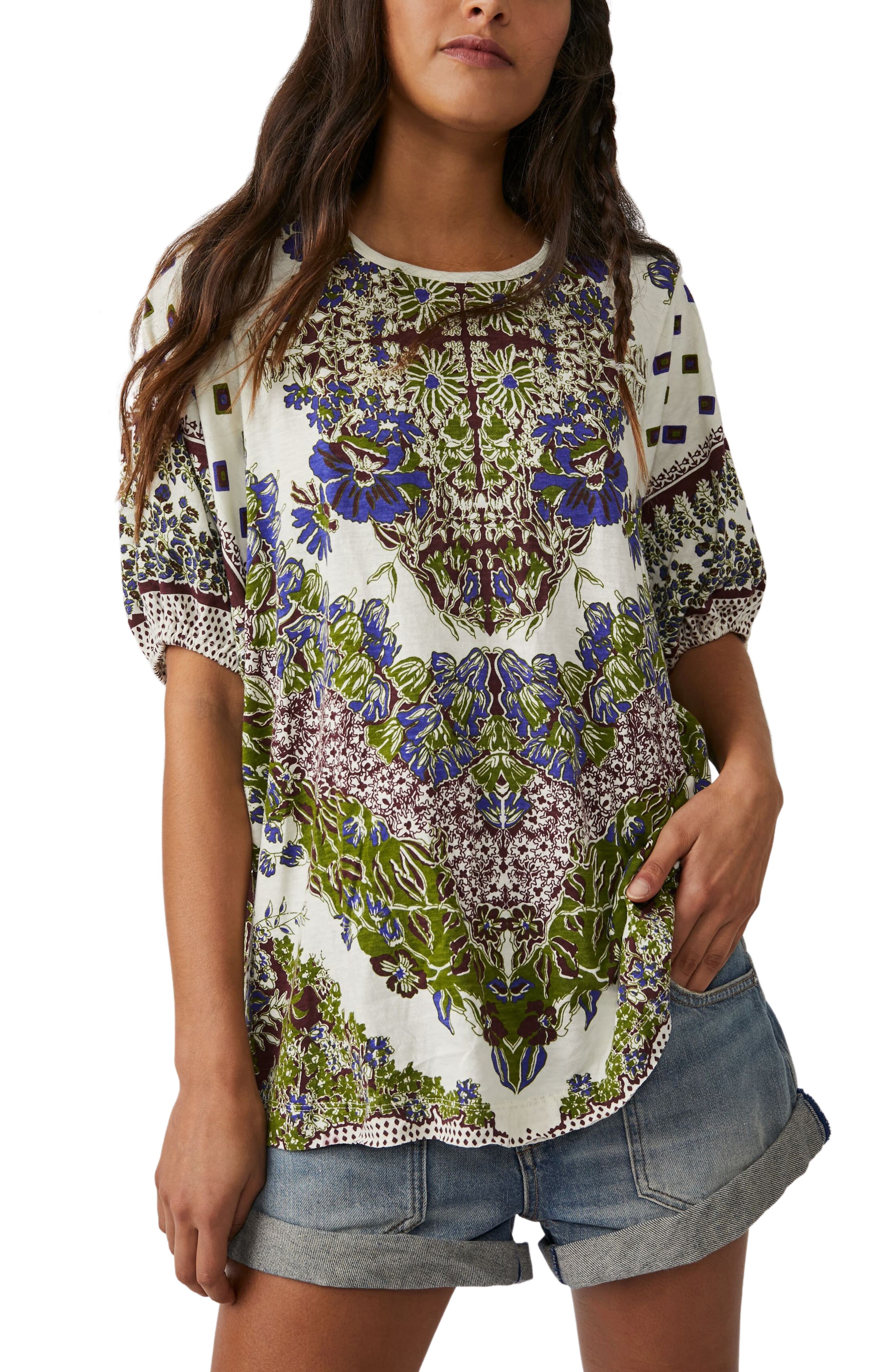 Luly Print Knit Top