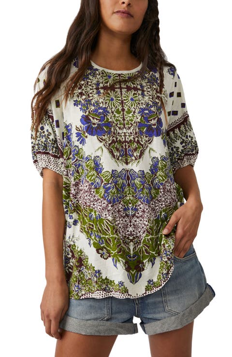 Luly Print Knit Top