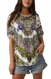 Luly Print Knit Top