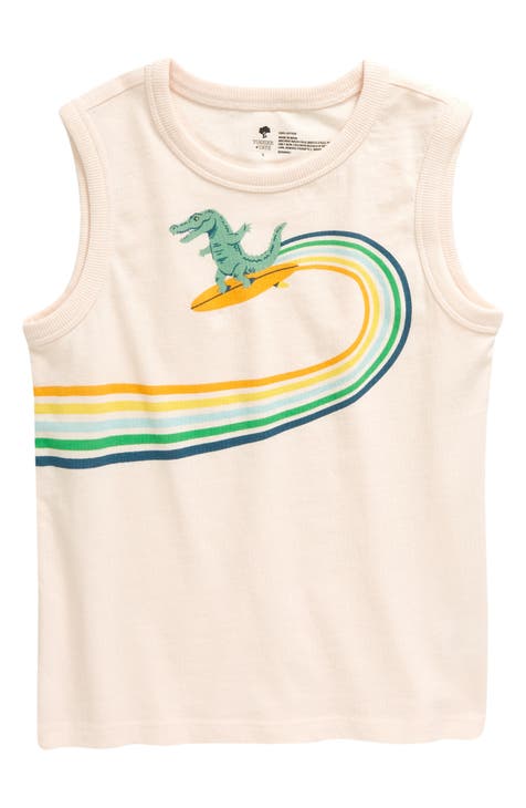 Kids' Surf Print Cotton Tank (Toddler, Little Kid & Big Kid)