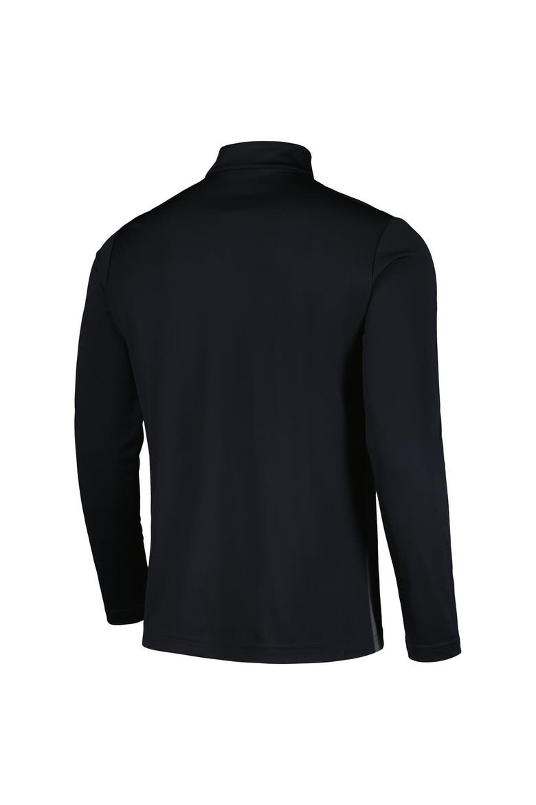 Men's Levelwear Black NHL 2023 Hockey Fights Cancer Pursue Logo Quarter-Zip Top, Alternate, color, Black