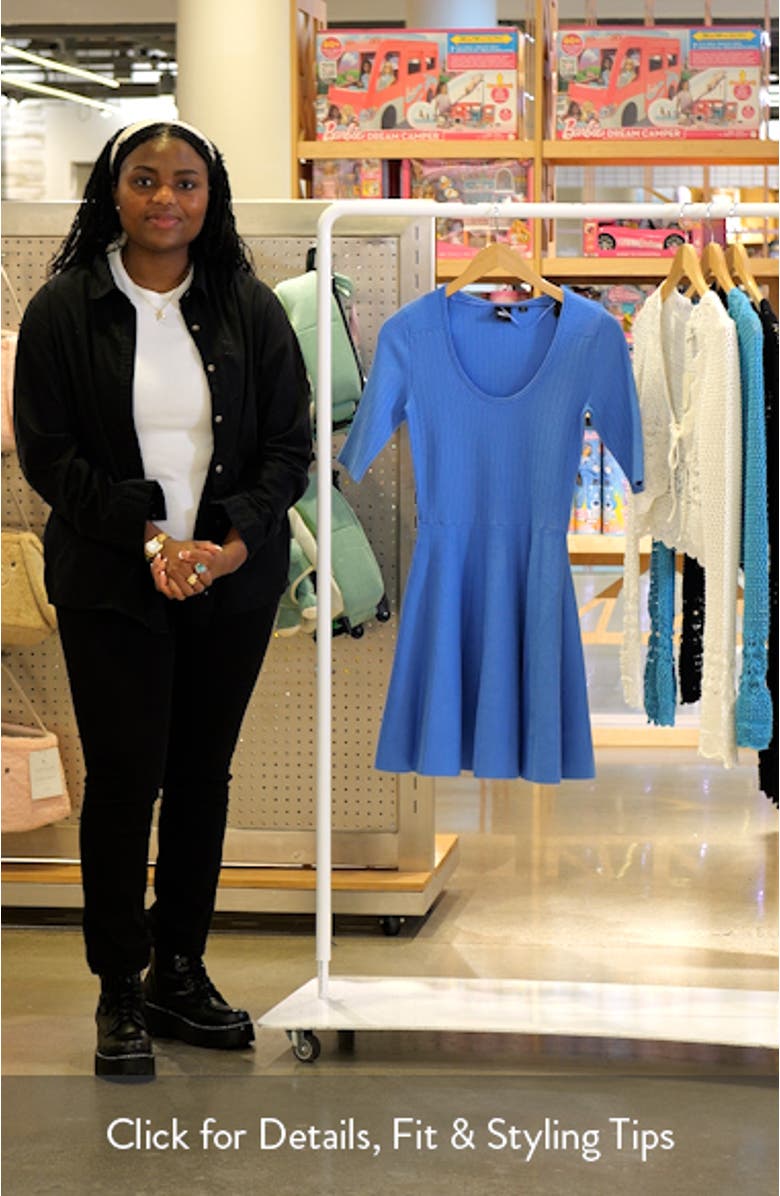 Frankina Rib Sweater Dress, sales video thumbnail