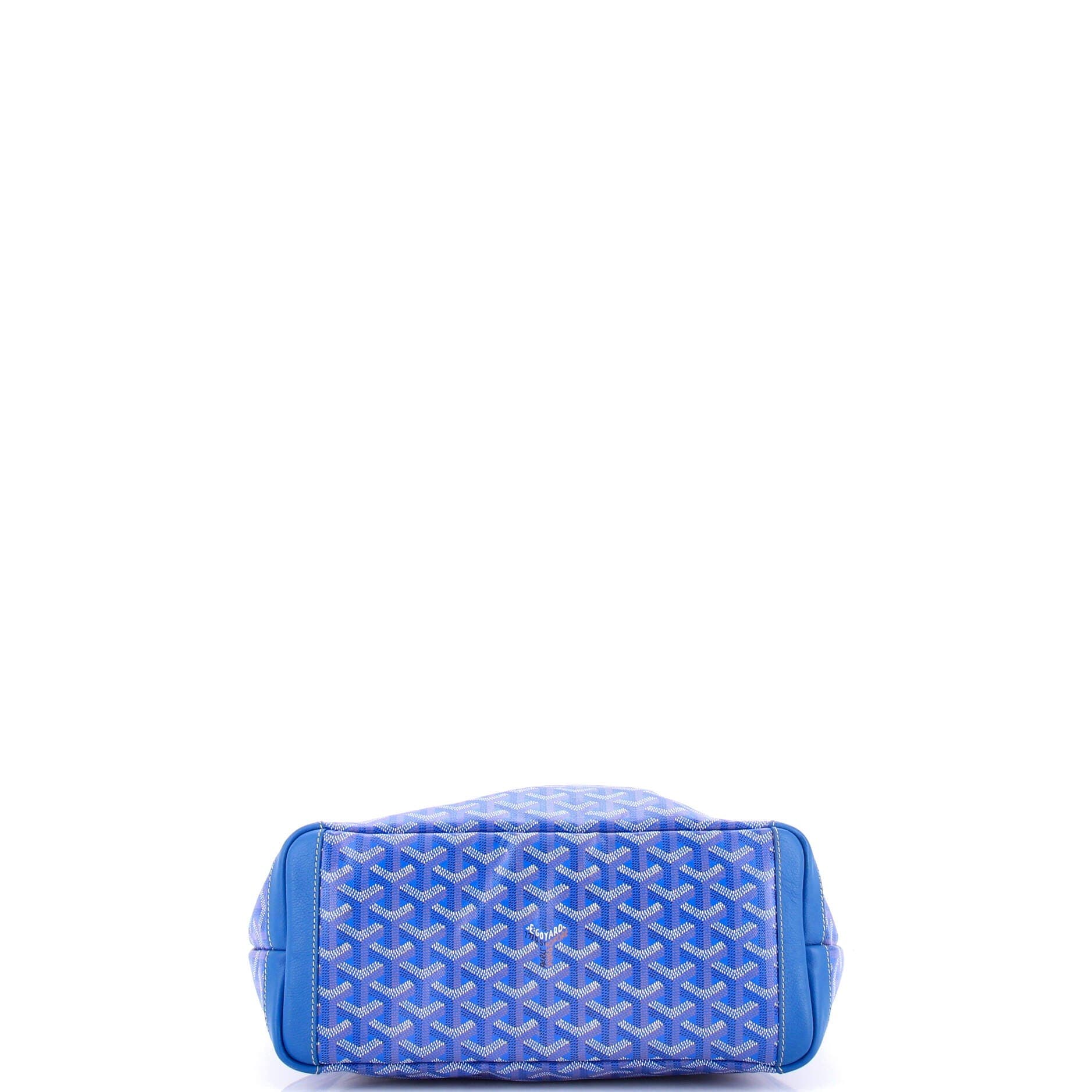 Pre-Owned Goyard Artois Tote Coated Canvas PM, Alternate, color, Blue