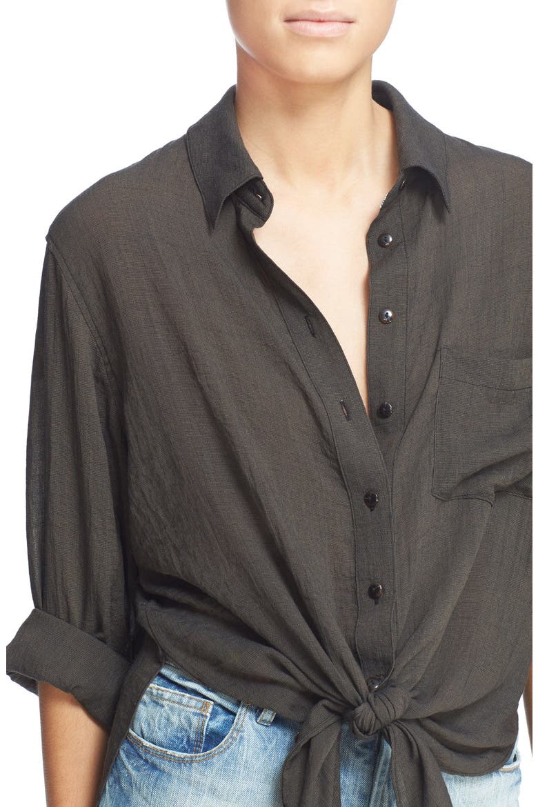 'That's a Wrap' Shirt, Alternate, color, BLACK