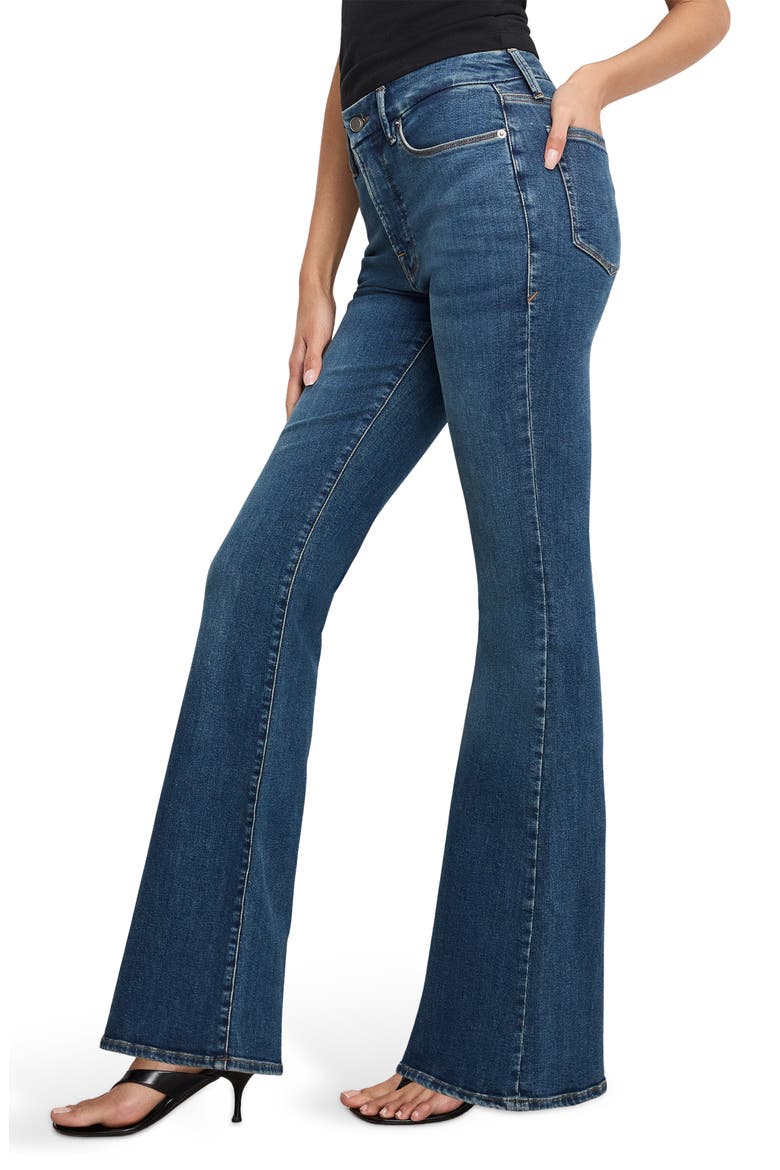 Good Legs Flare Jeans, Alternate, color, BLUE