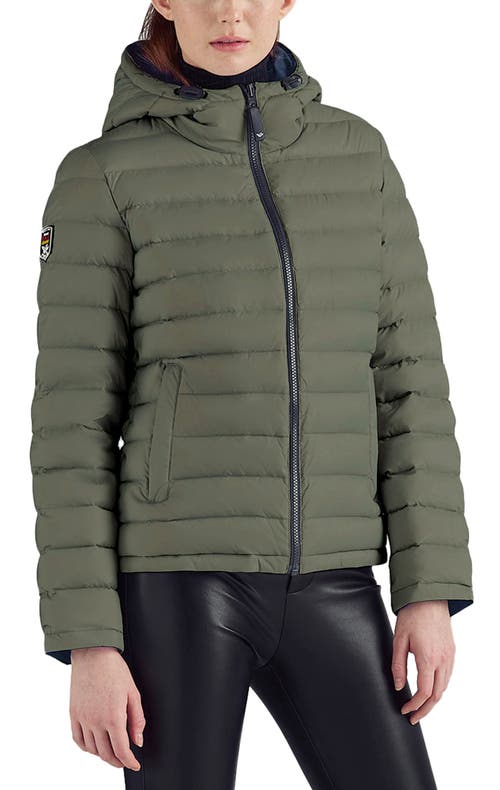 Triple F.a.t. Goose Reversible Down Puffer In Blue