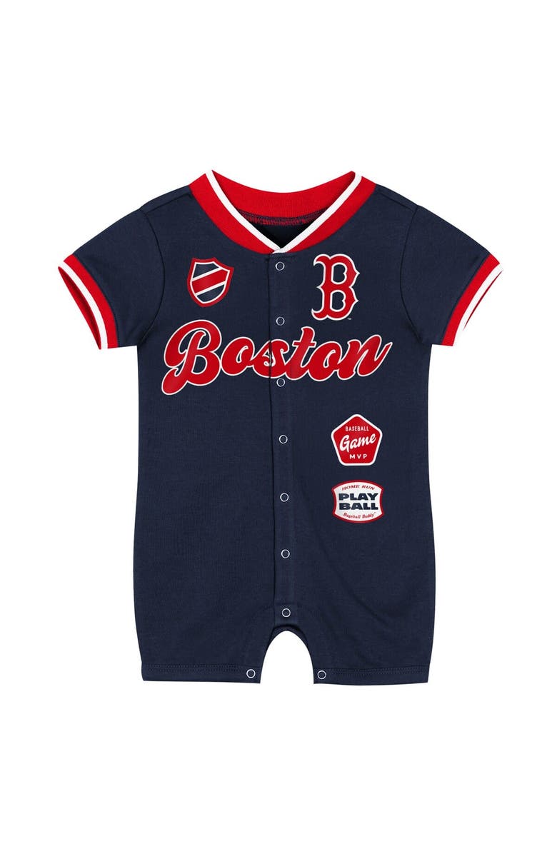 Outerstuff Newborn Outerstuff Navy Boston Red Sox Pinch Coverall, Alternate, color, Navy