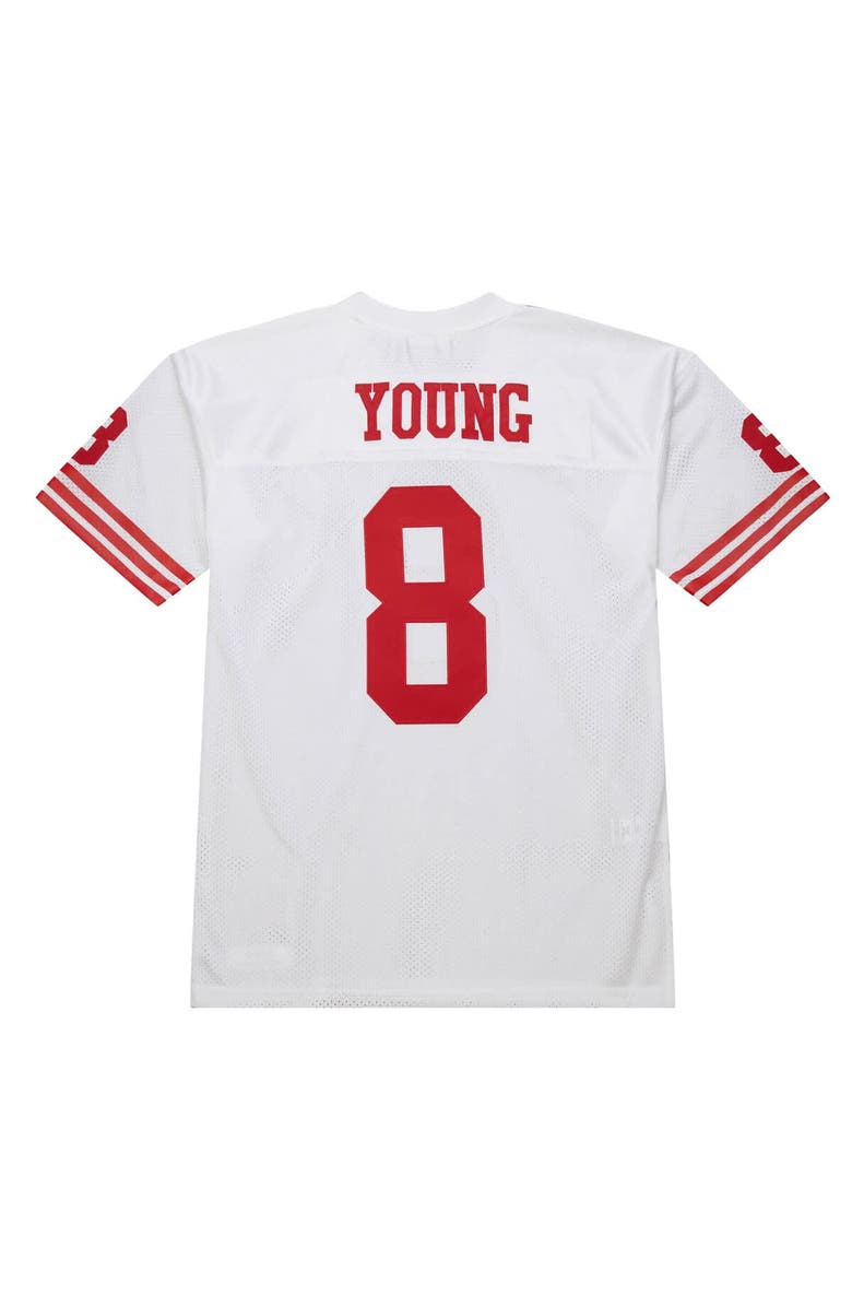Mitchell & Ness Men's Mitchell & Ness Steve Young White San Francisco 49ers 1994 Authentic Throwback Retired Player Jersey, Alternate, color, White