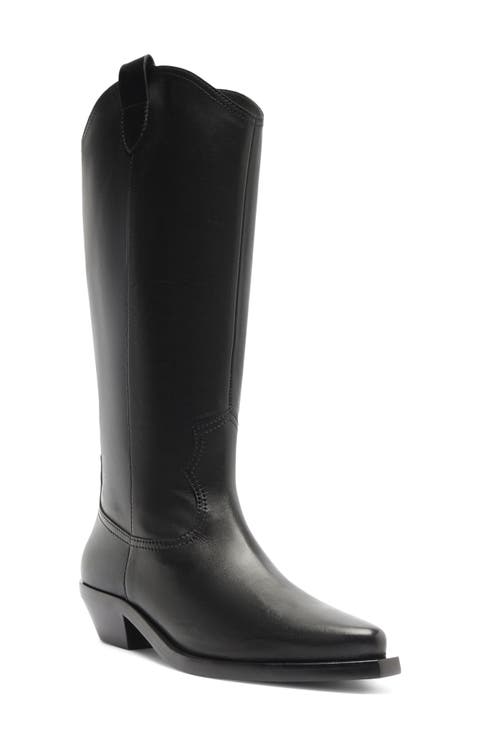 Nash Up Leather Western Boot