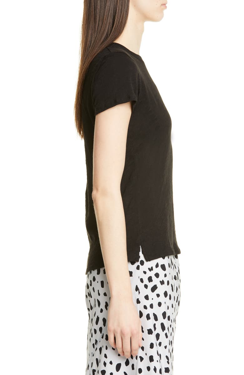 ATM Anthony Thomas Melillo Schoolboy Cotton Crewneck T-Shirt, Alternate, color, Black