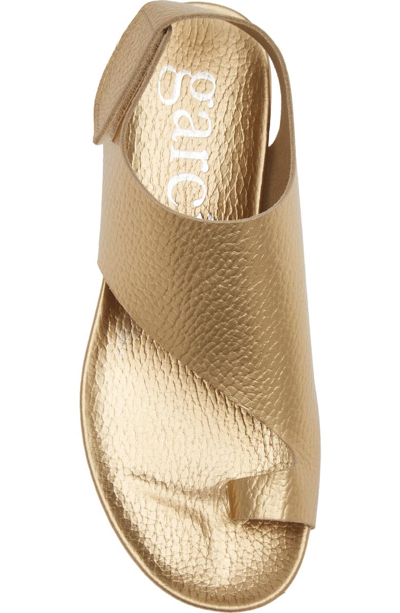 Pedro Garcia Valisa Slingback Sandal, Alternate, color, Gold Cervo