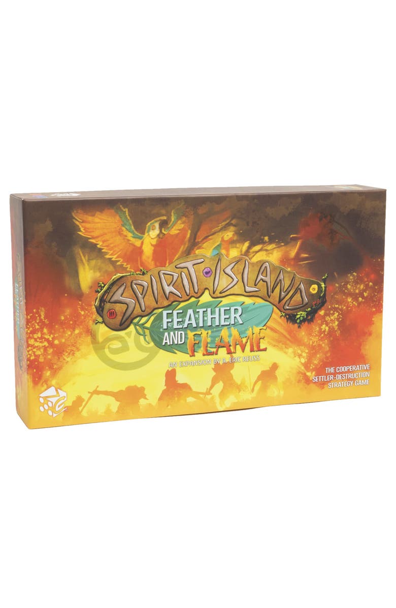 Greater Than Games Spirit Island Feather & Flame Cooperative Strategy Board Game Expansion, Main, color, Multicolored