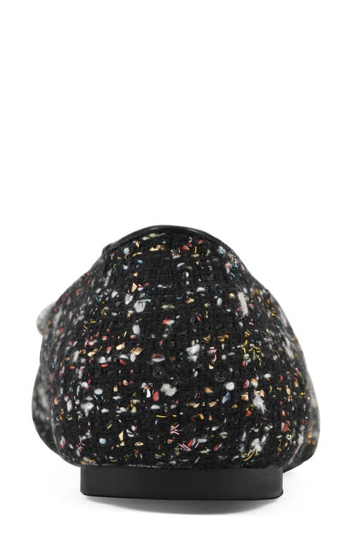 Cliffs By White Mountain Sashimi Embellished Bow Flat In Black Multi Fabric