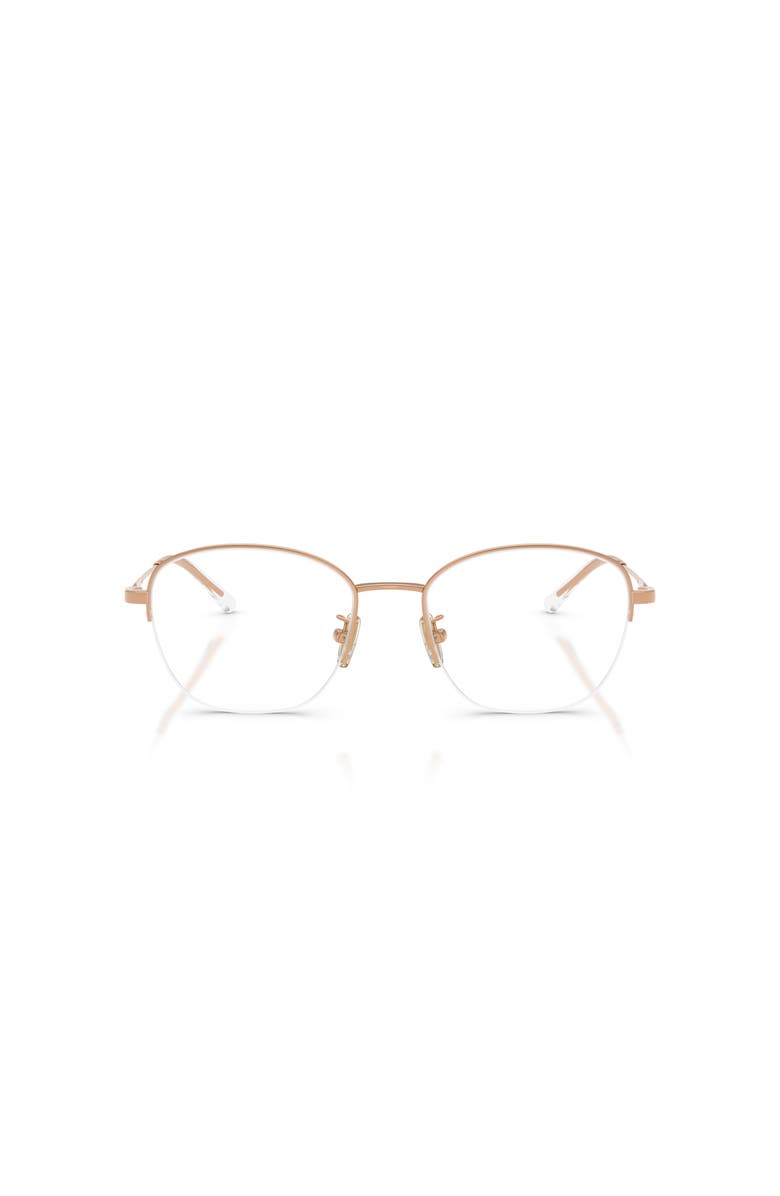 Vogue Eyewear 53mm Irregular optical glasses, Alternate, color, Pink