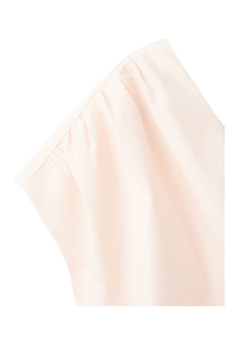 One-Shoulder Drop Waist Cocktail Dress, Alternate, color, ECRU