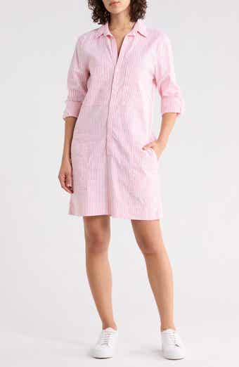 Frank & Eileen Southern Ireland Stripe Long Sleeve Utility Shirtdress