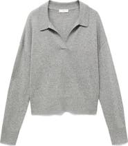 MANGO TEEN Johnny Collar Sweater