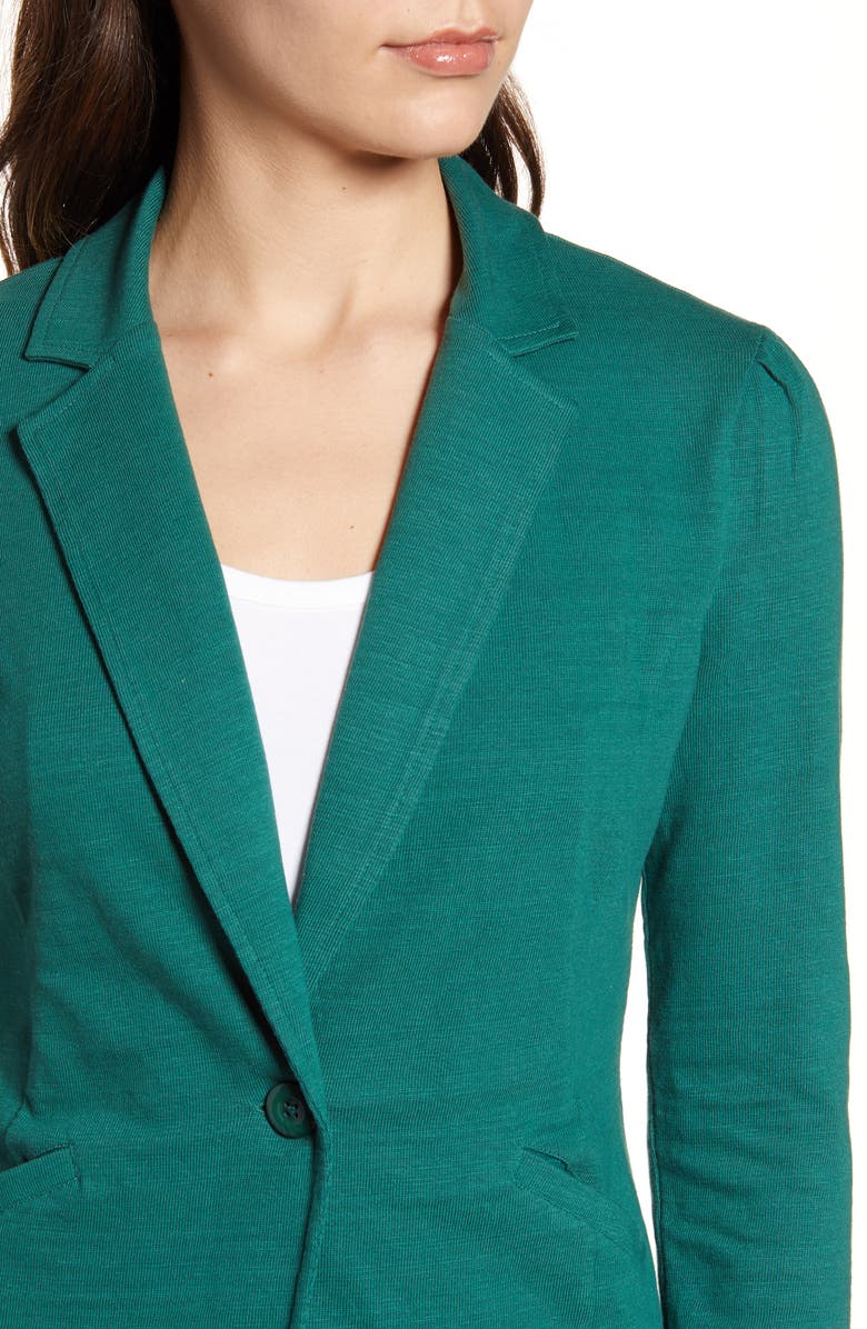 Caslon<sup>®</sup> LONG SLEEVE KNIT BLAZER, Alternate, color,