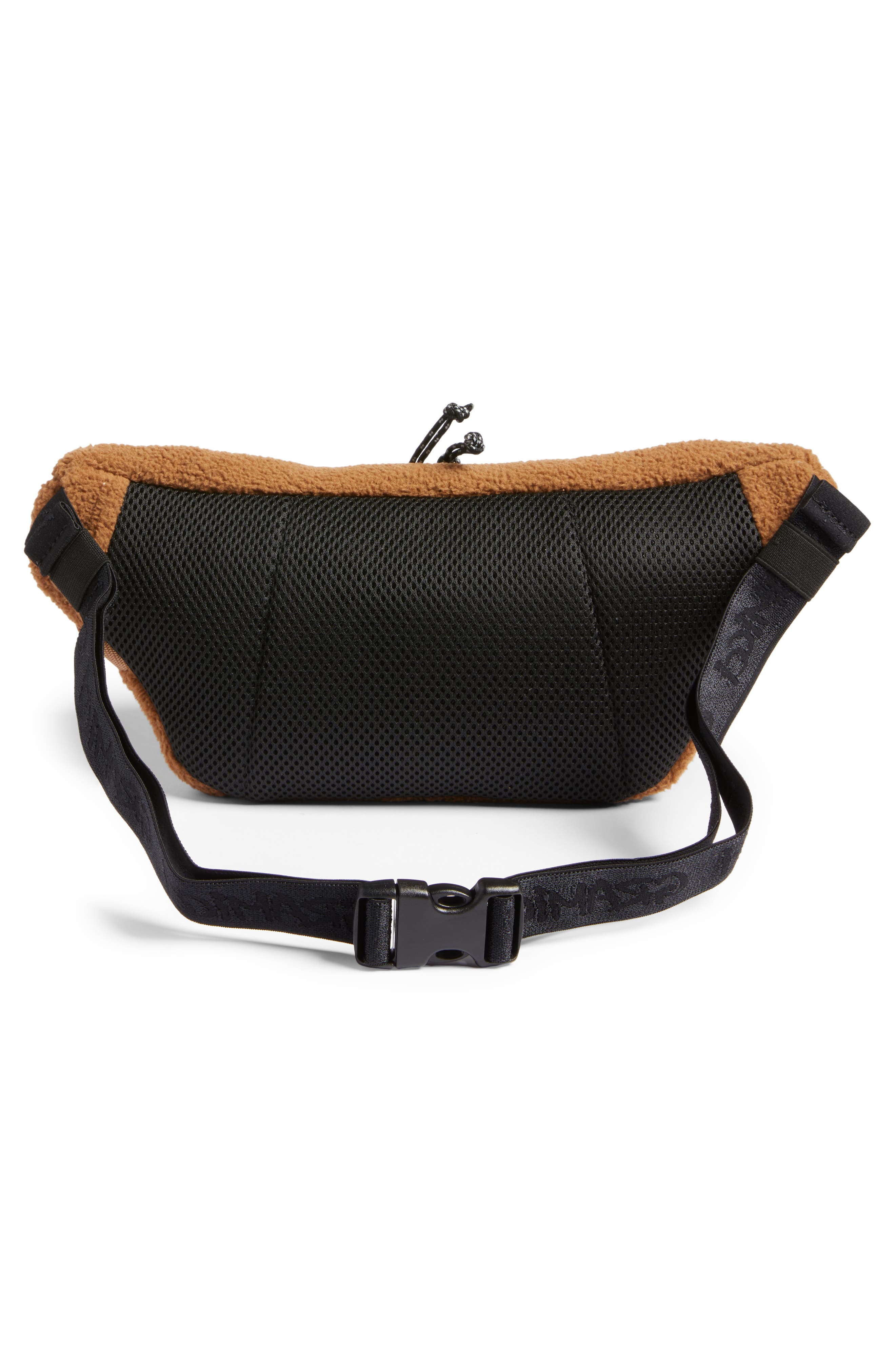 Fleece Body Belt Bag, Alternate, color, COYOTE