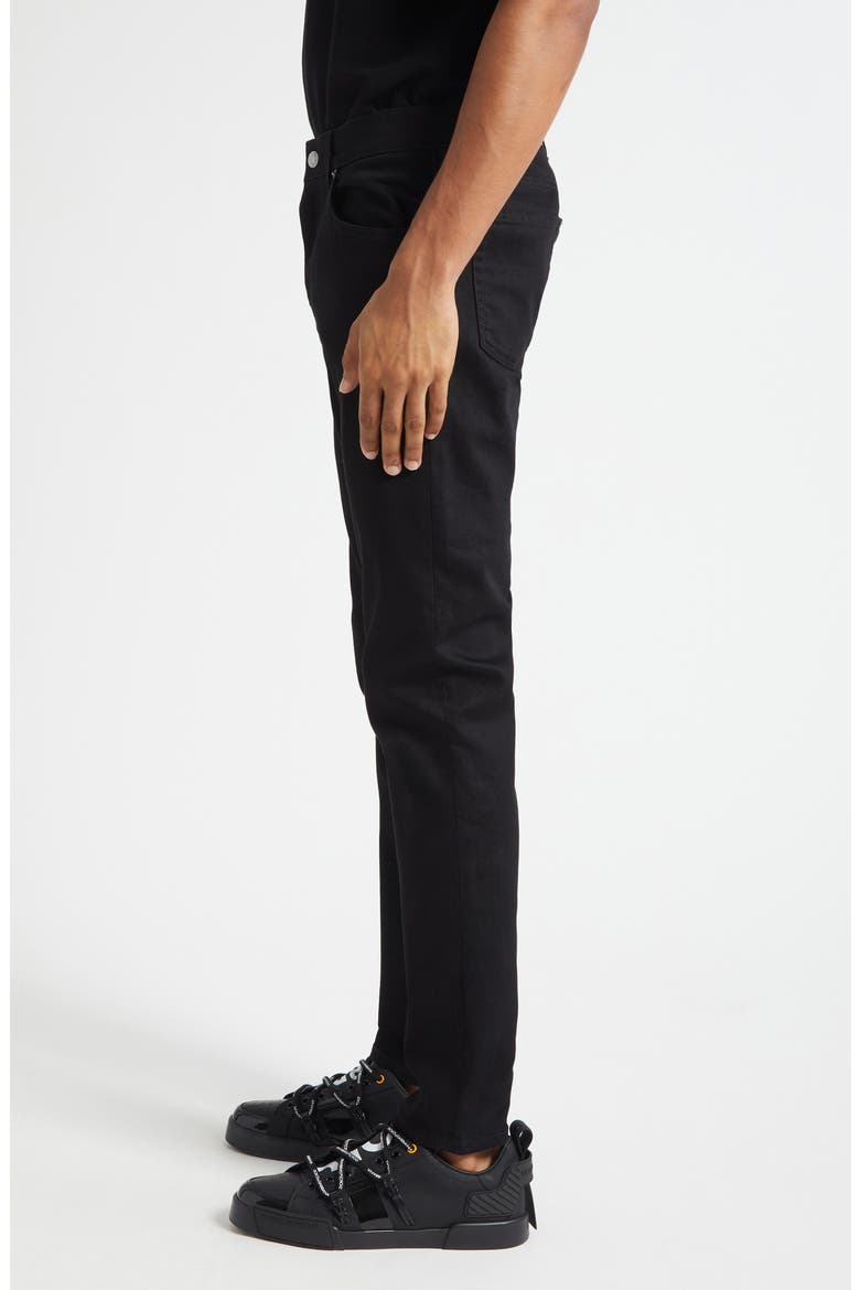 Slim Fit Stretch Jeans, Alternate, color, S9001 BLACK