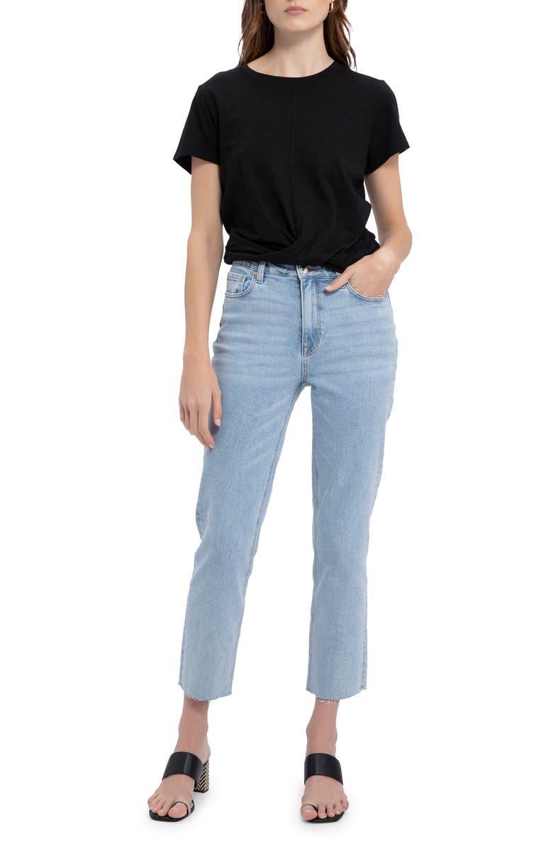 Sanctuary High Street Crisscross Front T-Shirt, Alternate, color,