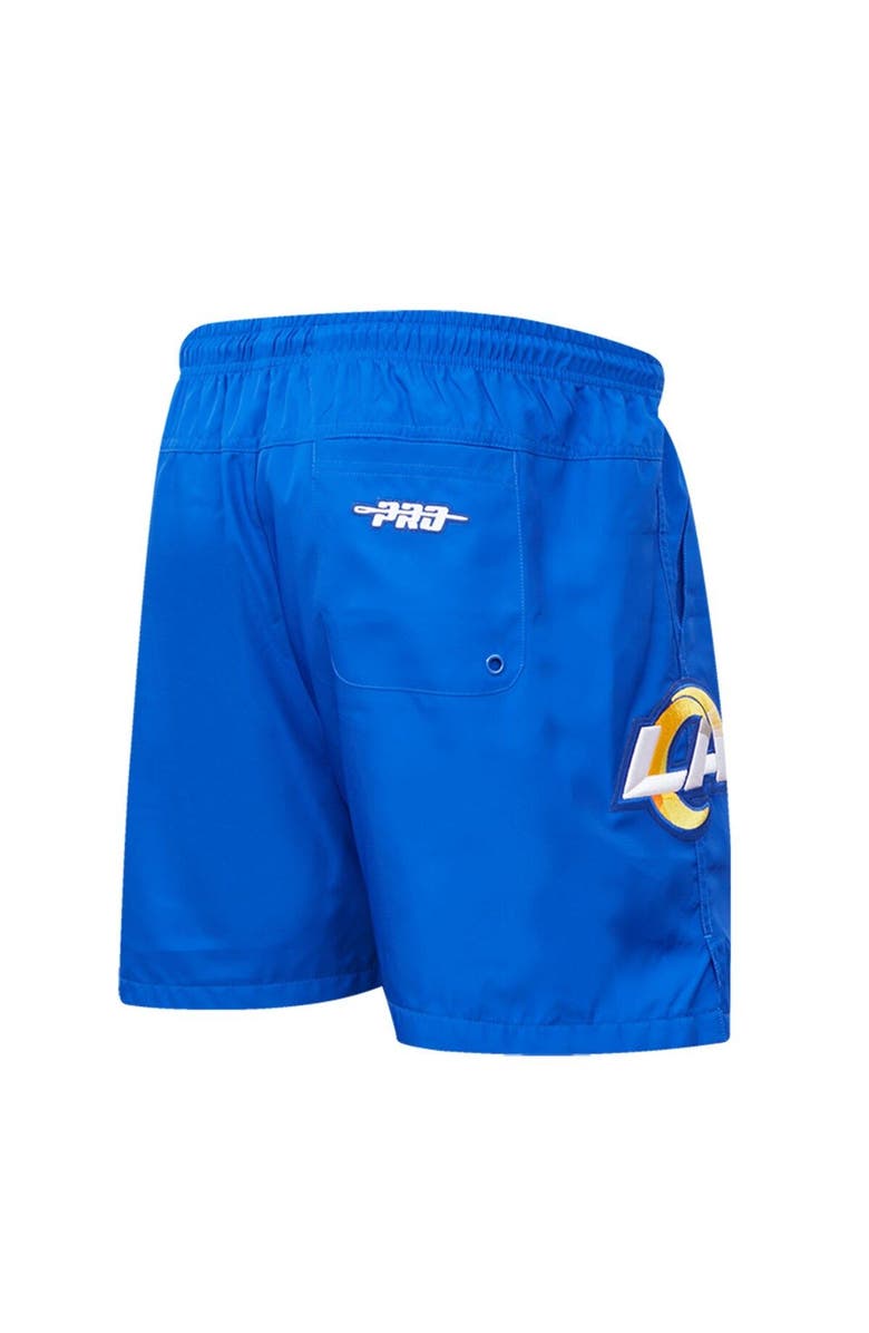 PRO STANDARD Men's Pro Standard Royal Los Angeles Rams Woven Shorts, Alternate, color, 