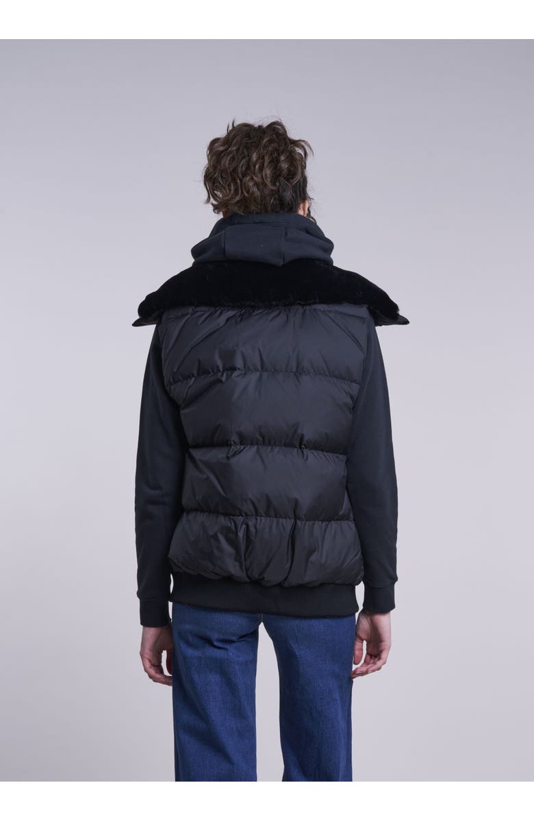 Blue Duck Down Vest, Alternate, color, Black