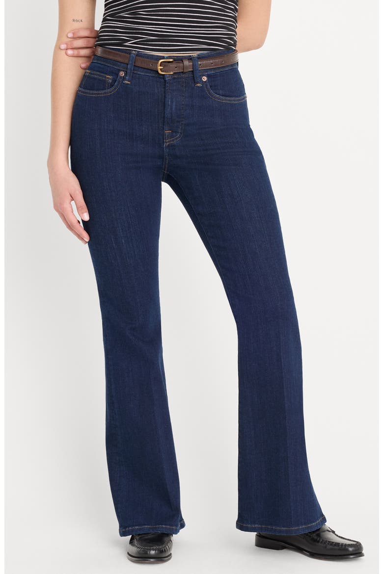 Good Legs Flare Jeans, Main, color, INDIGO1153