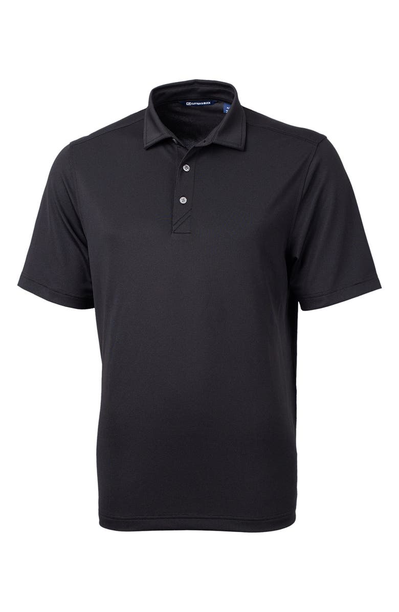 Cutter & Buck Virtue Piqué Recycled Blend Polo, Main, color, Black